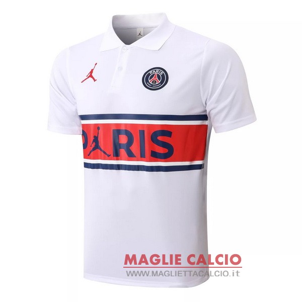 paris saint germain bianco rosso magliette polo nuova 2022-2023