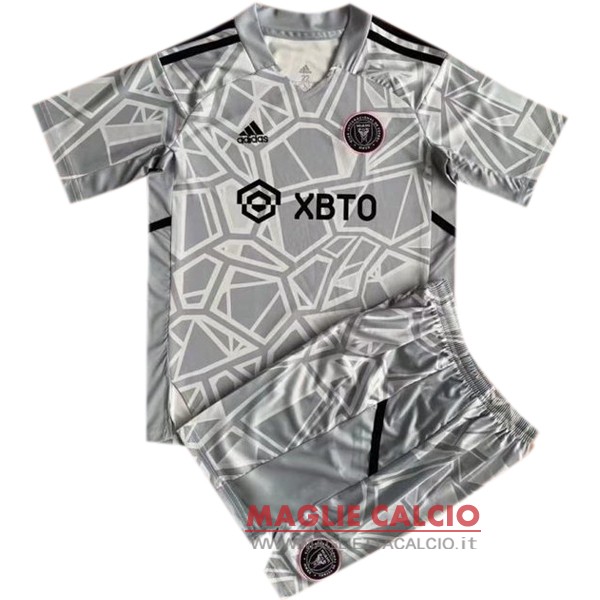 thailandia divisione magliette portiere inter miami set completo uomo 2022-2023 grigio