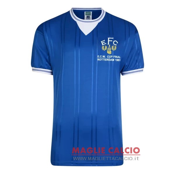 nuova prima divisione magliette everton retro 1985