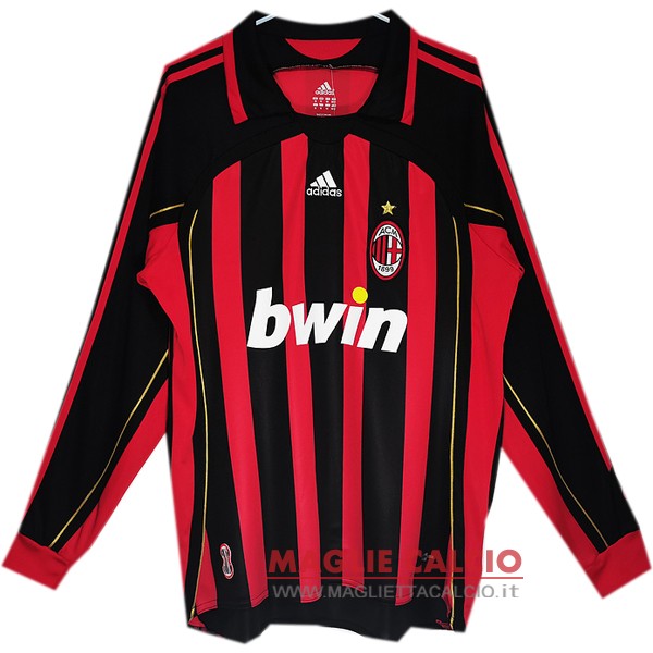 nuova primera manica lunga divisione magliette ac milan 2006-2007