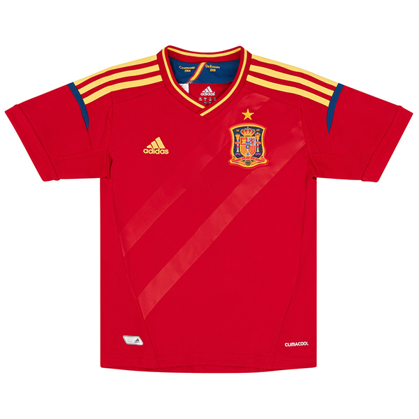 nuova prima magliette nazionale spagna retro 2011-2012