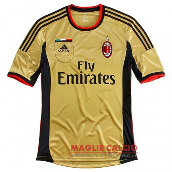 nuova terza divisione magliette ac milan 2013-2014 giallo