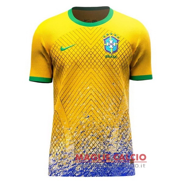 thailandia concetto magliette nazionale brasile 2022 giallo