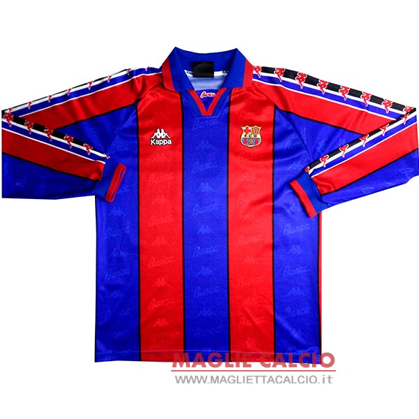 nuova primera manica lunga divisione magliette barcellona retro 1996-1997