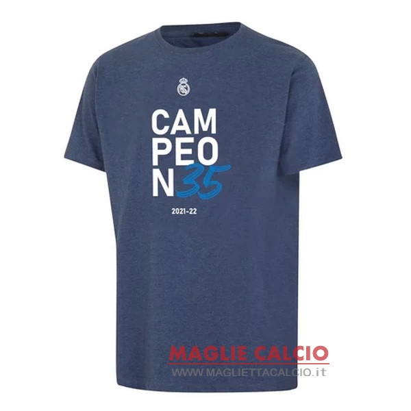 nuova edizione commemorativa divisione magliette real madrid 2022-2023 blu
