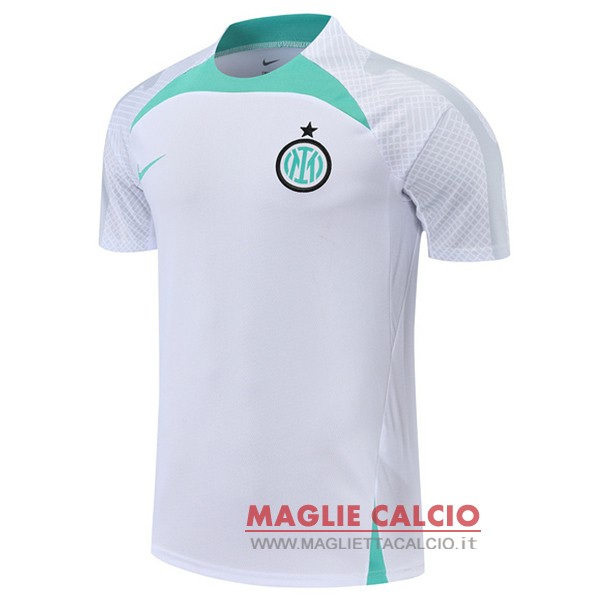 nuova magliette inter milan formazione 2022-2023 bianco verde