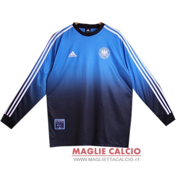 nuova manica lunga magliette nazionale portiere germania retro 2002