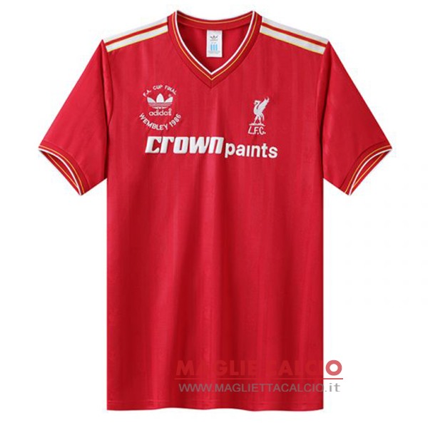 nuova prima magliette liverpool retro 1985-1986