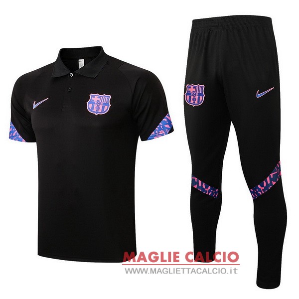 polo set completo maglia chelsea 2021-2022 nero purpureo