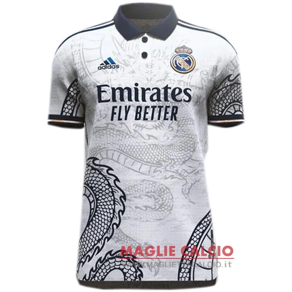 nuova speciale divisione magliette real madrid 2022-2023 bianco