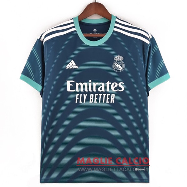 nuova speciale divisione magliette real madrid 2022-2023 blu verde