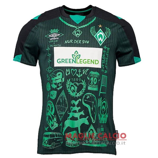 thailandia nuova speciale divisione magliette Werder Bremen 2021-2022 verde