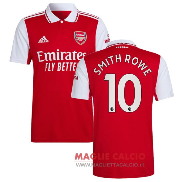 nuova maglietta arsenal 2022-2023 Smith Rowe 10 prima