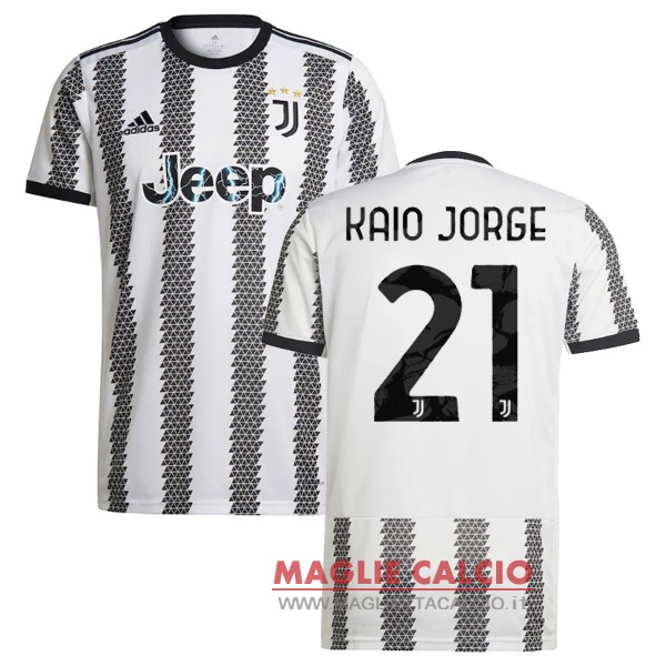 tailandia nuova maglietta juventus 2022-2023 de Kaio Jorge 21 prima