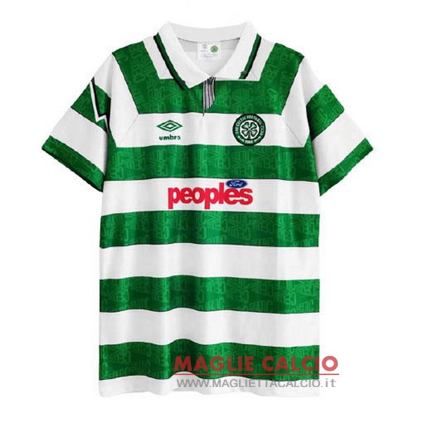 nuova prima divisione magliette celtic retro 1991-1992