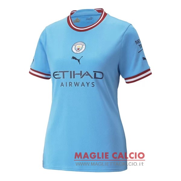 nuova prima magliette manchester city donna 2022-2023