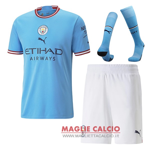 nuova prima divisione magliette manchester city 2022-2023（magliette+pantalon+calzettoni）