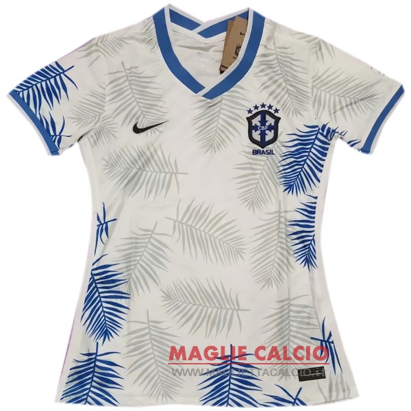 speciale magliette brasile donna coppa del mondo 2022 bianco
