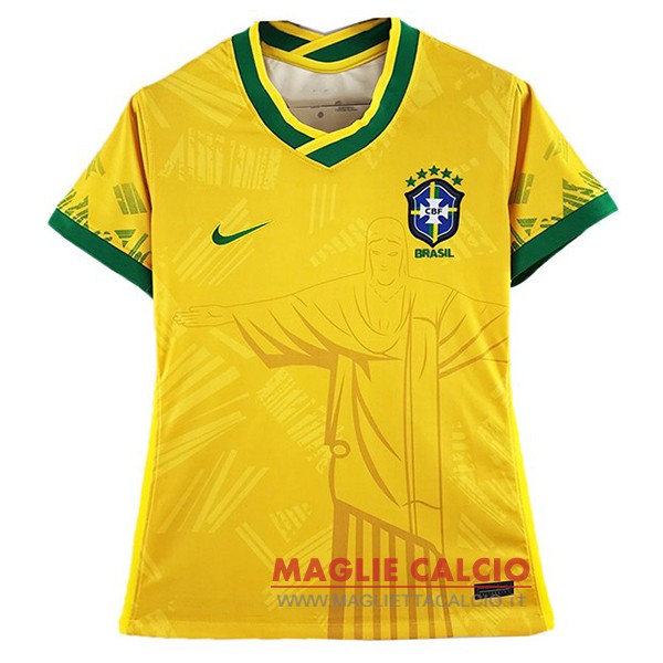 speciale magliette brasile donna coppa del mondo 2022 giallo