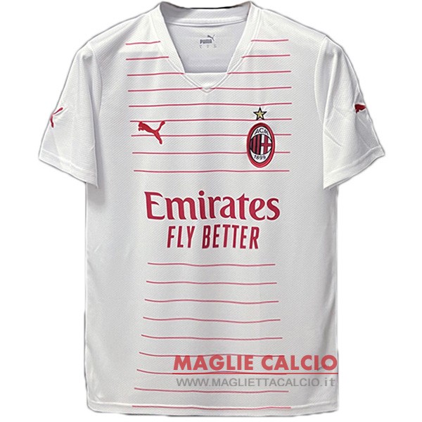 thailandia concetto divisione magliette ac milan 2022-2023 bianco