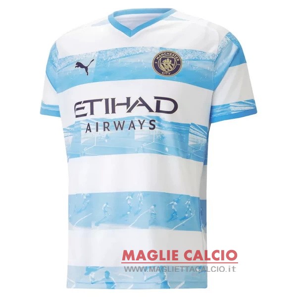 nuova speciale divisione magliette manchester city 2022-2023 blu