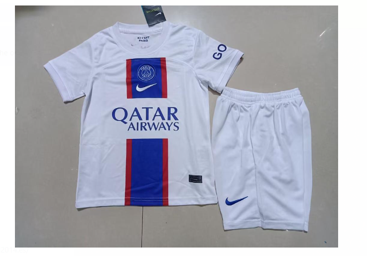 nuova Terza magliette paris saint germain set completo bambino 2022-2023