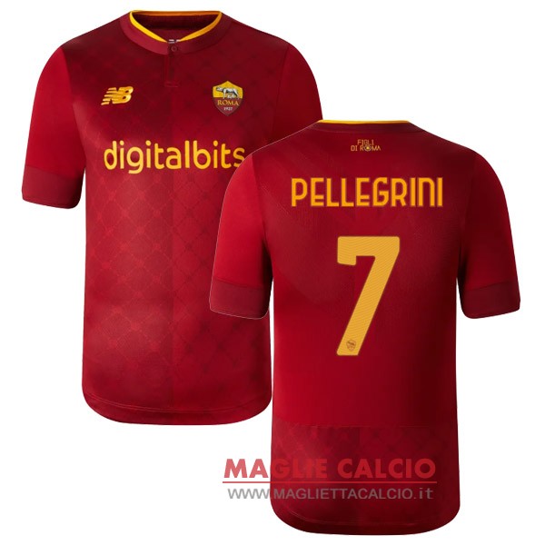 nuova magliette as roma 2022-2023 Pellegrini 7 prima