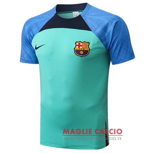 nuova magliette barcelona formazione 2022-2023 blu verde