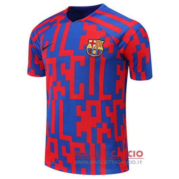 nuova magliette barcelona formazione 2022-2023 rosso blu