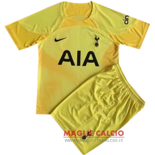 nuova magliette portiere tottenham hotspur bambino 2022-2023 giallo