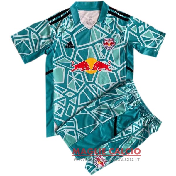 nuova divisione portiere magliette new york red bulls set completo uomo 2022-2023 blu