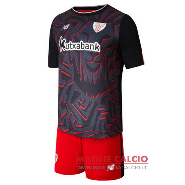 nuova seconda magliette athletic bilbao set completo bambino 2022-2023