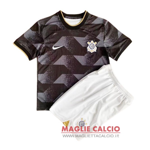 nuova seconda magliette corinthians paulista set completo bambino 2022-2023