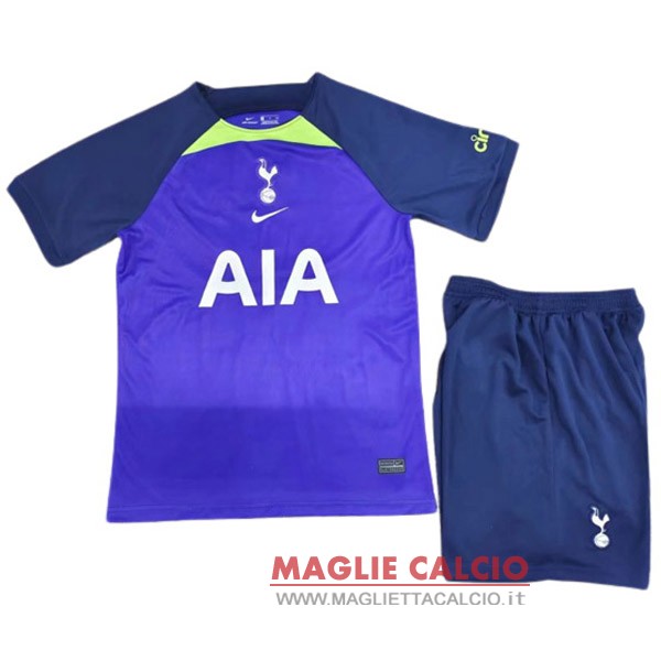 nuova seconda magliette tottenham hotspur bambino 2022-2023