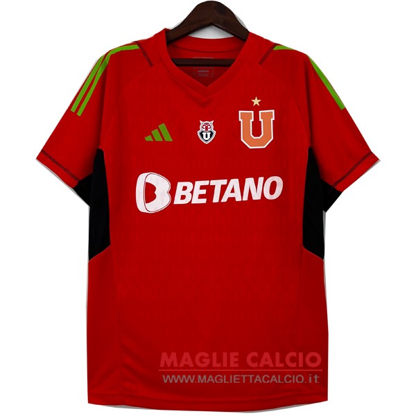 tailandia nuova portiere divisione magliette universidad de chile 2023-2024 rosso