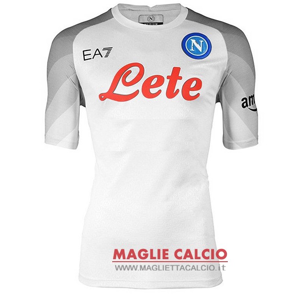 thailandia nuova UEFA Champions League Seconda divisione magliette napoli 2022-23 bianco grigio