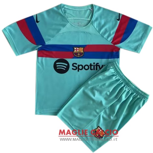 nuova concetto magliette barcellona set completo bambino 2023-2024