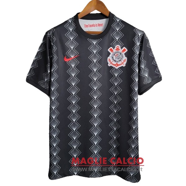 thailandia speciale divisione magliette corinthians 2023-2024 nero grigio