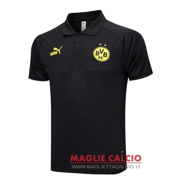 borussia dortmund nero magliette polo nuova 2023-2024