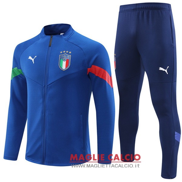 nuova italia insieme completo IIII blu giacca lunga zip 2022