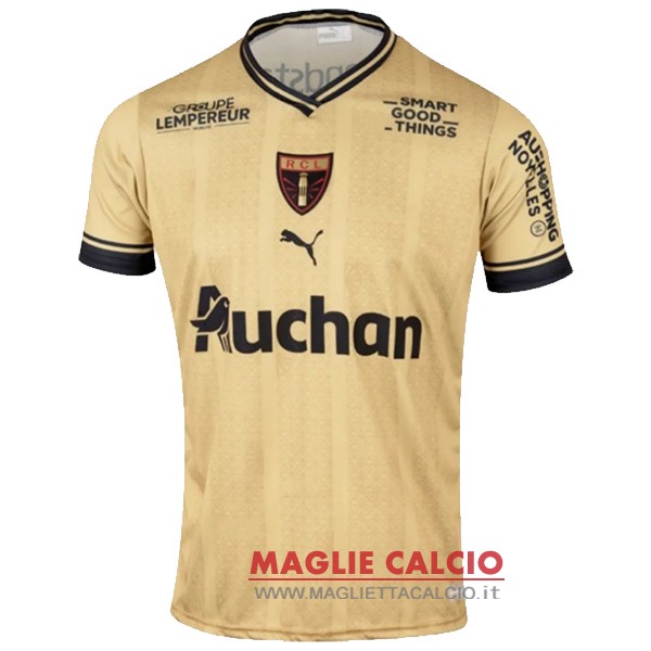 thailandia nuova speciale divisione magliette RC Lens 2022-2023 giallo