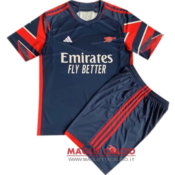 nuova concetto magliette arsenal set completo bambino 2023-2024 rosso