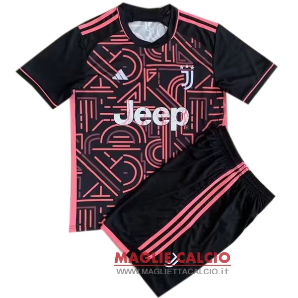 nuova concepto magliette juventus set completo uomo 2023-2024 rosso