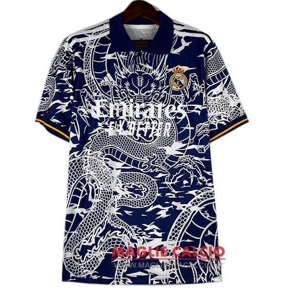 tailandia nuova speciale divisione magliette real madrid 2023-2024 blu bianco