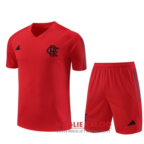 formazione maglia bambino set completo flamengo 2023-2024 rosso