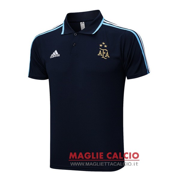 argentina blu II navy magliette polo nuova 2023