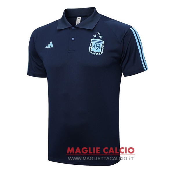 argentina blu navy magliette polo nuova 2023