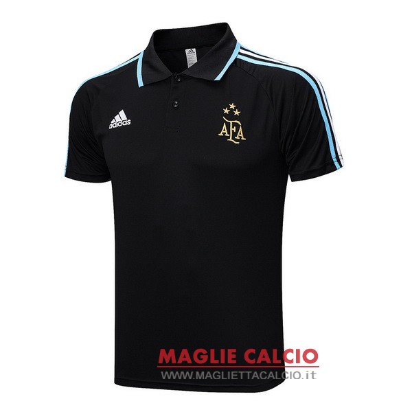argentina nero magliette polo nuova 2023