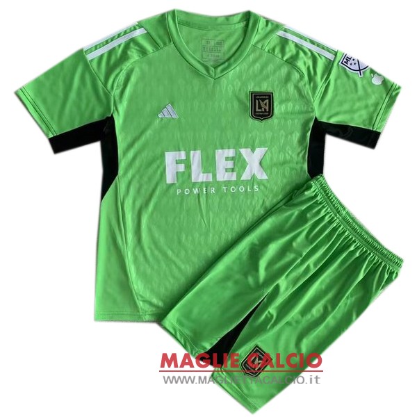 nuova set completo magliette portiere lafc bambino 2023-2024 verde