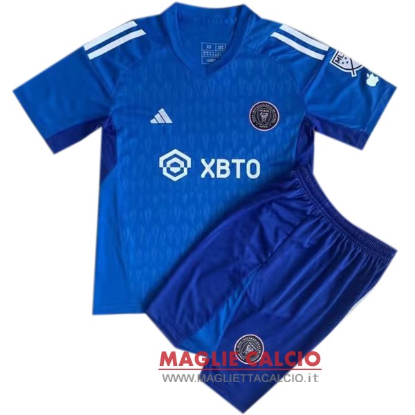 thailandia divisione magliette portiere inter miami set completo uomo 2023-2024 blu